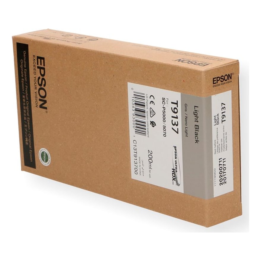 CARTUCHO EPSON T913900 ULTRACHROME HDX LIGHT LIGHT NEGRO 200ML