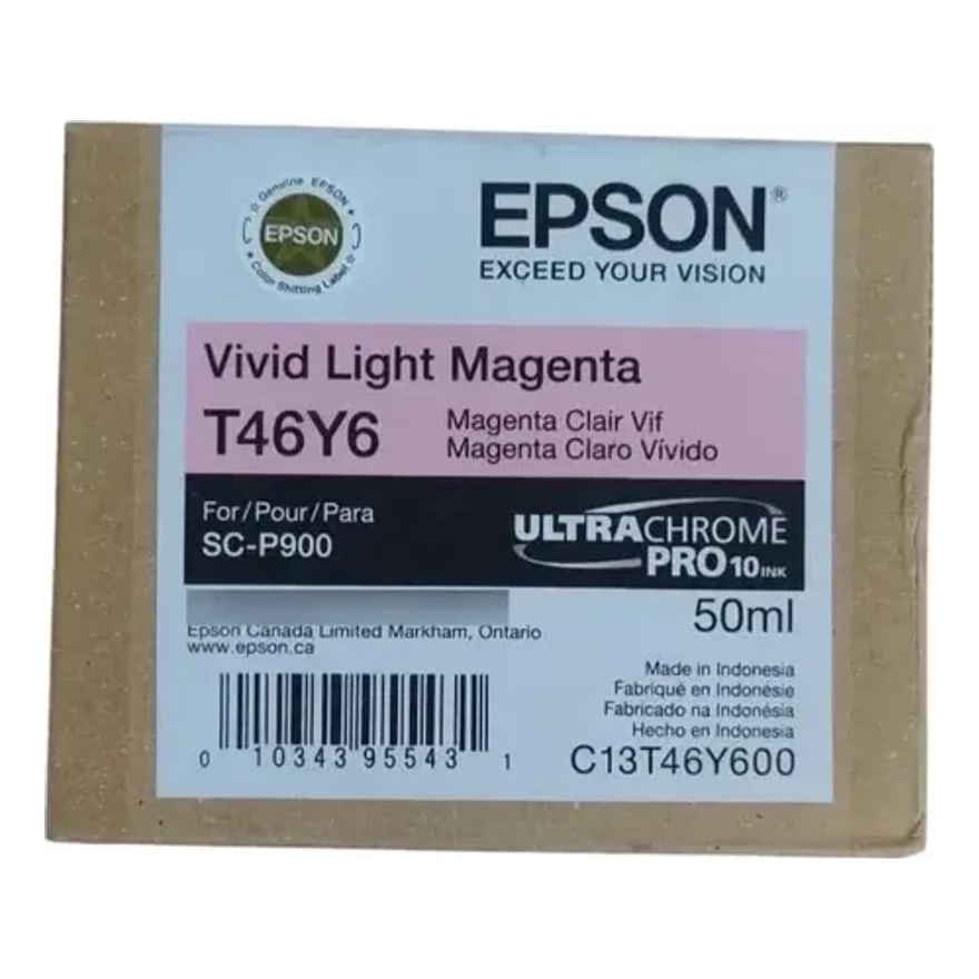 CARTUCHO EPSON T46Y PHOTO VIVID LIGHT MAGENTA ULTRACHROME PRO10 50ML