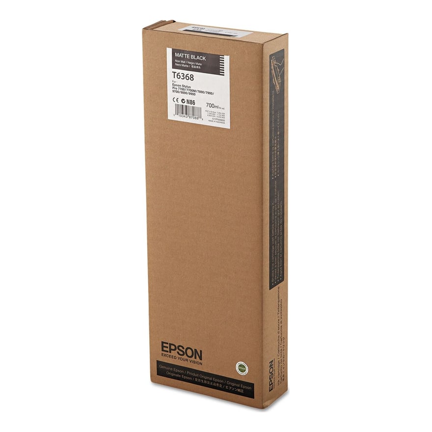 CARTUCHO EPSON T636800 STYLUS PRO 7900-9900-WT7900-7700-9700 MATTE NEGRO-700ML