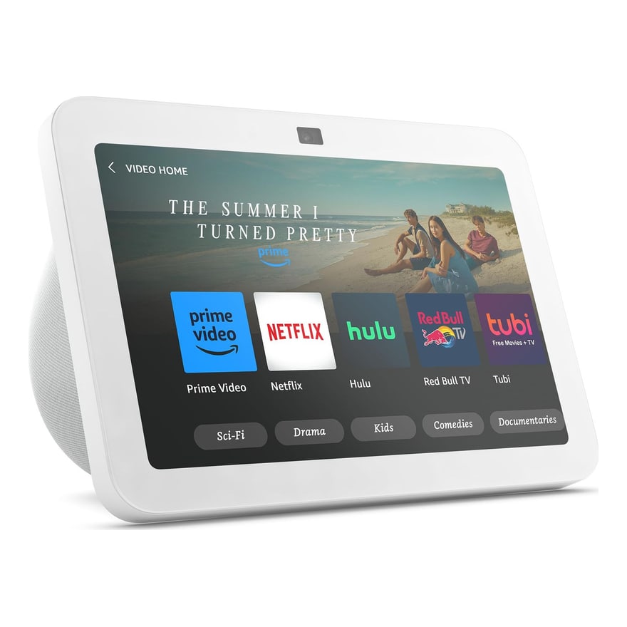 Pantalla Amazon Show 8 Vibrant HD 8.7 Display Spatial Audio Glacier White