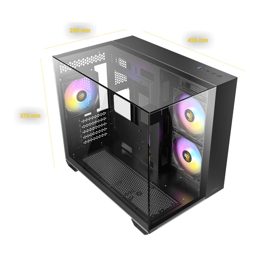 Case Antec CX600M Trio White ARGB 2X120MM ON Right Side 1X120MM Rear