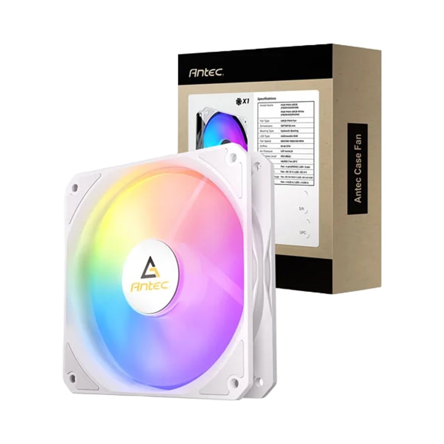 Ventilador Antec P12R White ARGB 120mm Reverse Fan