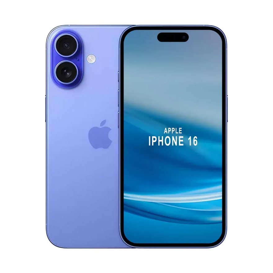 Celular Apple iPhone 16 128GB Alm Trasera 48MP Frontal 12MP 6.1 pulg. Blue