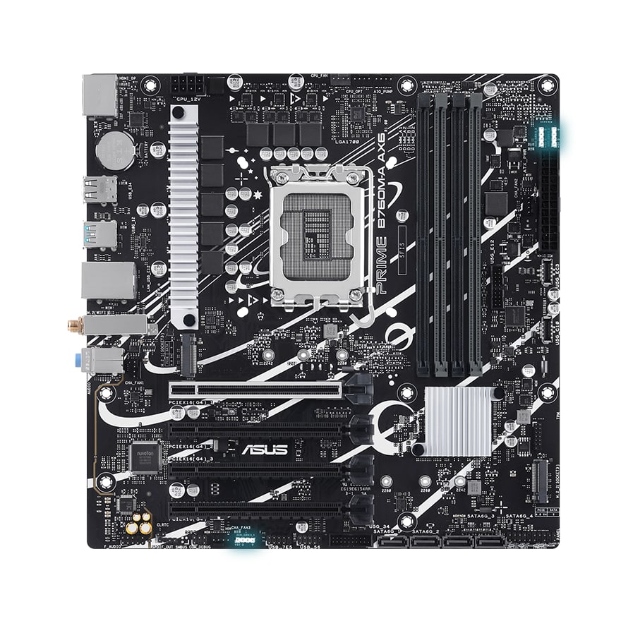 Mainboard ASUS Prime B760M-A AX6 LGA1700 DDR5 WiFi 6 BT V5.3 90MB1JH0-MVAAY0