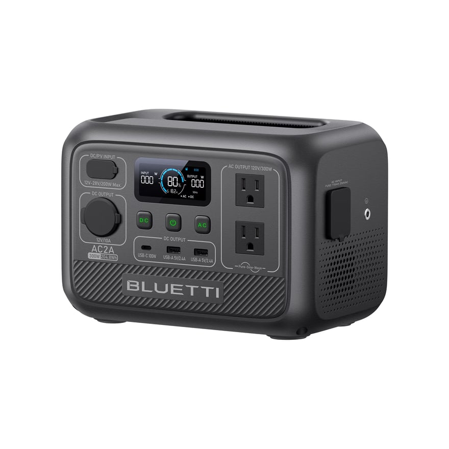 Power Station Bluetti AC2A 204.8WH Batería Litio LIFEPO4