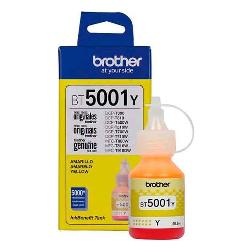 Tinta Brother Amarillo T510W T710W T910DW T420W T520W T720DW T920DW