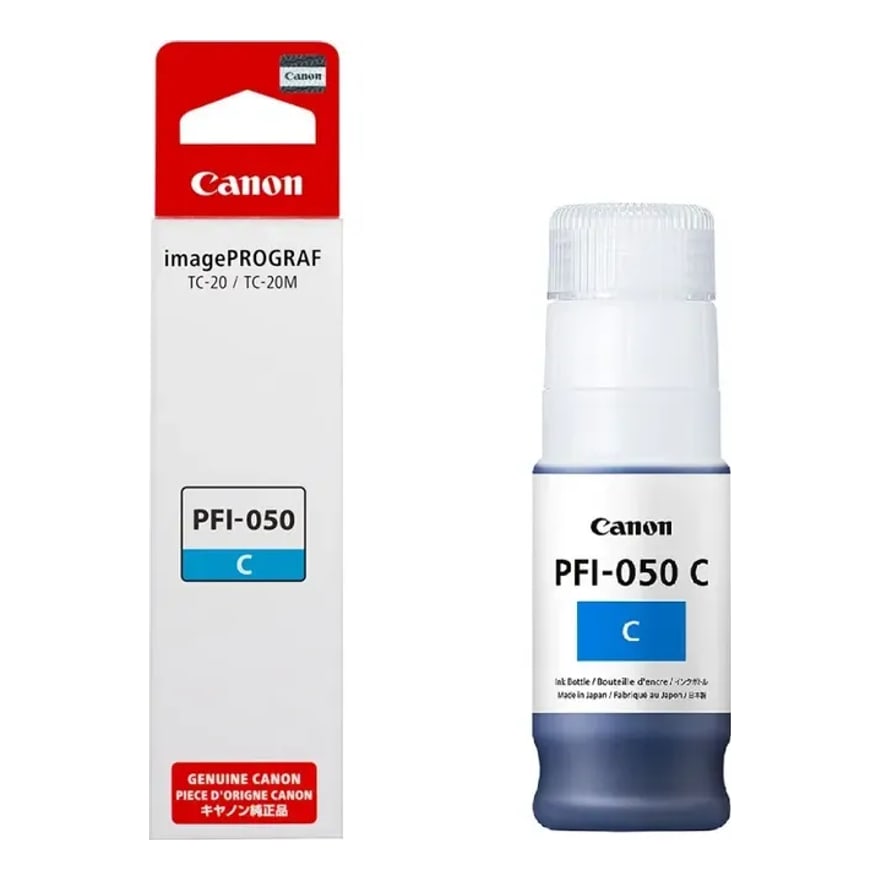 Botella de tinta de Canon Tinta PFI-050 Cyan 70ml TC-20