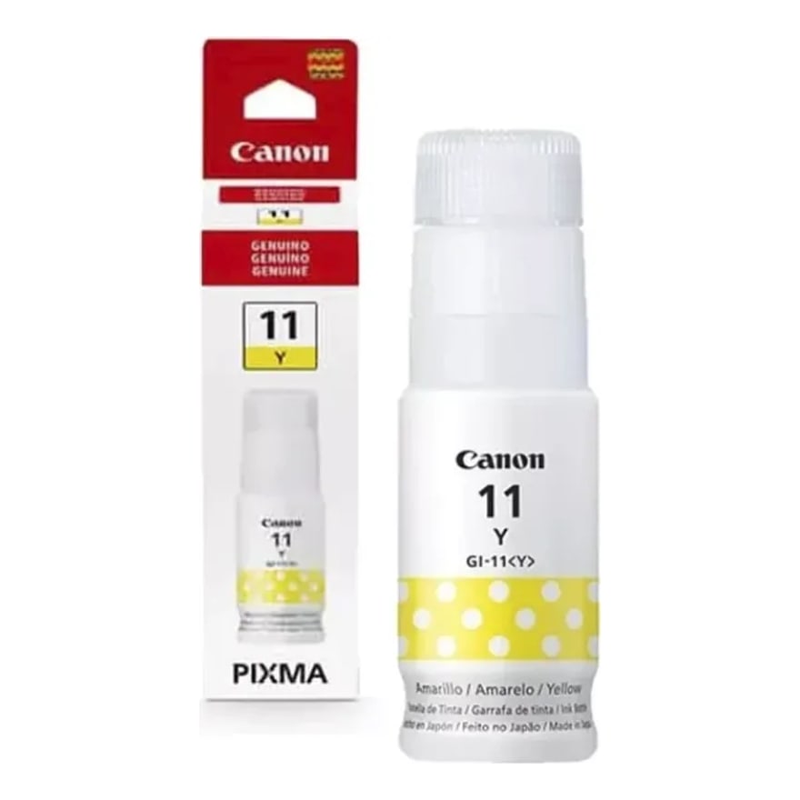 Botella de tinta Canon GI11Y Amarillo G2160/G3160 7700 pág.