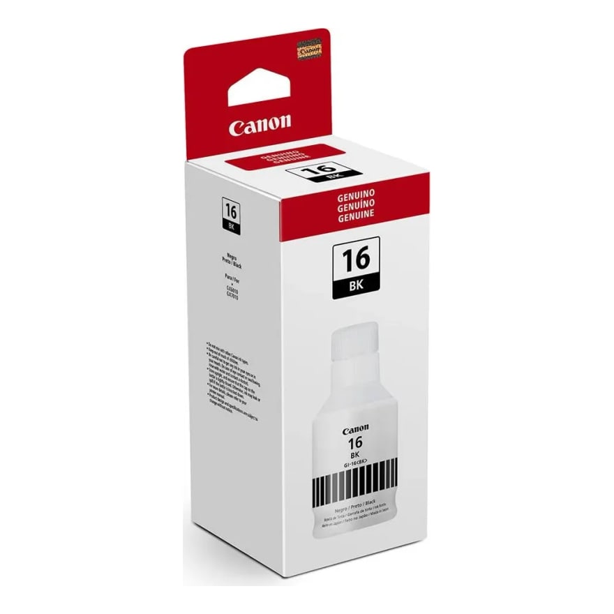Botella de tinta Canon GI16BK Negro GX6010/GX7010 6000 pág. GI16BK
