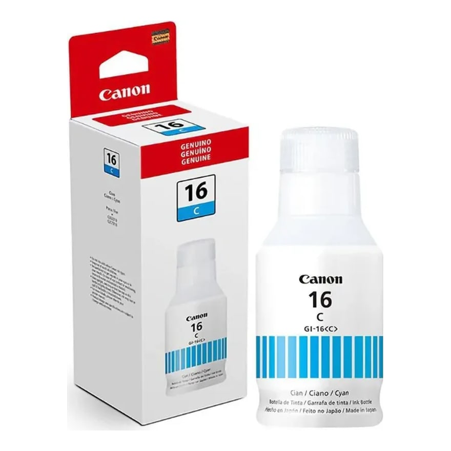 Botella de tinta Canon GI16C Cyan GX6010/GX7010 14000 pág. GI16C