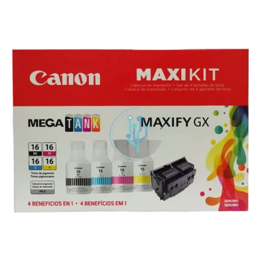 Botella de tinta Canon GI16M Magenta GX6010/GX7010 14000 pág. GI16M