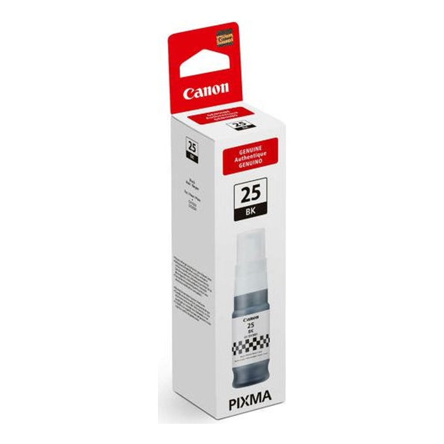Tinta Canon GI-25 Negro Maxify GX1020 G2010 GX2020 3000PAG