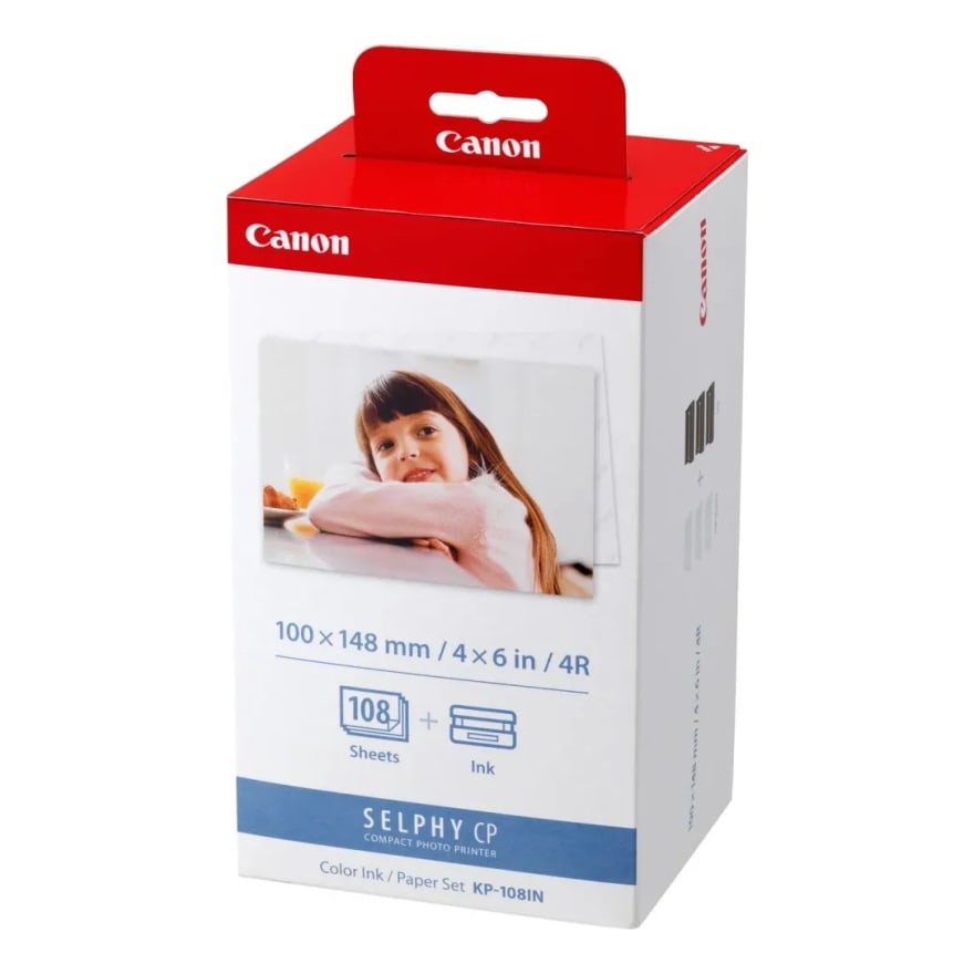 Kit Canon Tintas y Papel KP-108 4 x 6 108 pág.
