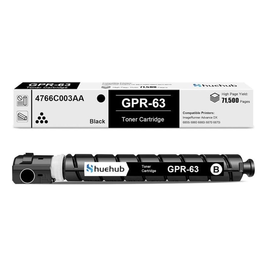 Tóner Canon GPR-63 Negro 6855/6860/6870 71500 pág. 4766C003AA