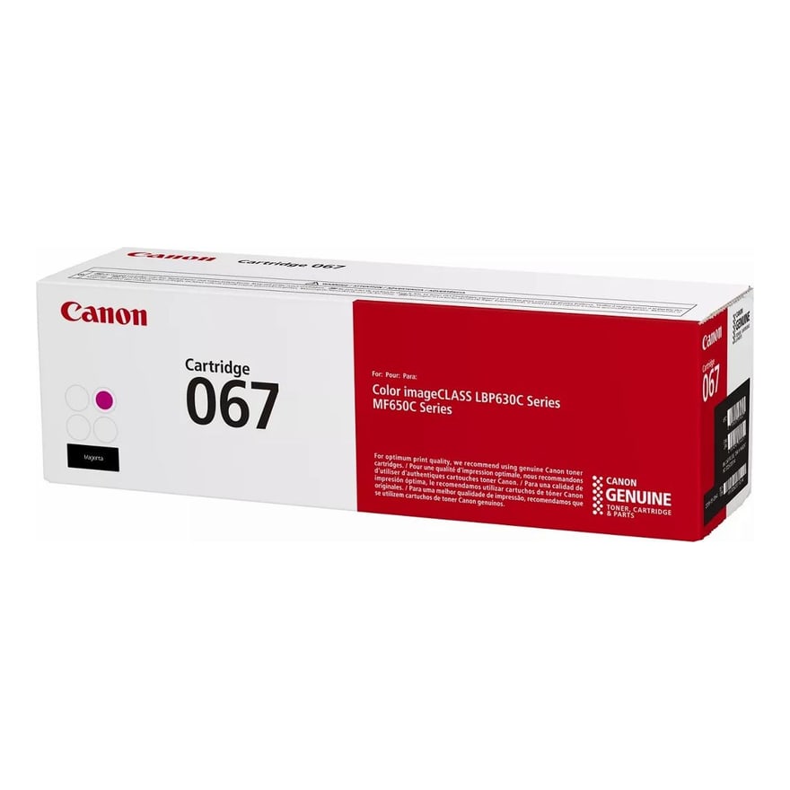 Tóner Canon Magenta 067 Rendimiento 1250 Impresiones IC