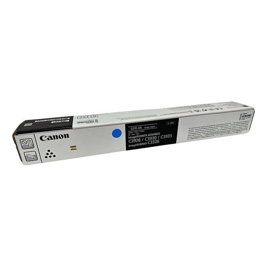 Tóner Canon GPR-66 Cyan Rendimiento 25500 Páginas Ira C3326I
