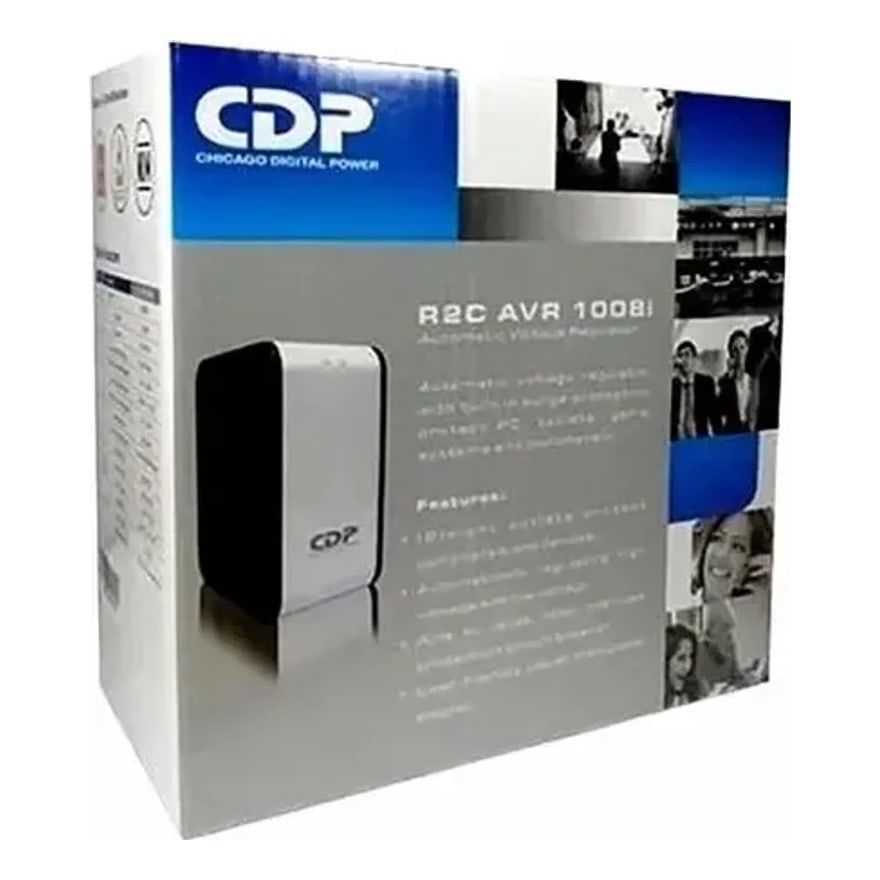 Regulador voltaje Cdp R2C-AVR1008 1000VA 500W e S:120V