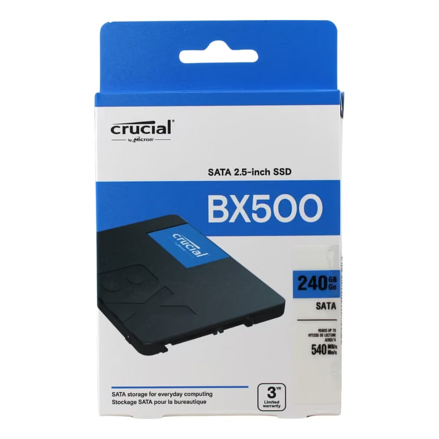 SSD Crucial BX500 240GB 3D Nand SATA 2.5-INCH SSD