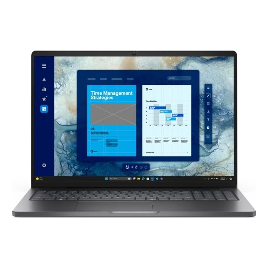 Laptop Dell Pro 16 5GH0W Black 16 pulg. FHD Core 5 120U 16GB DDR5 5600 512GB W11PRO 1Y