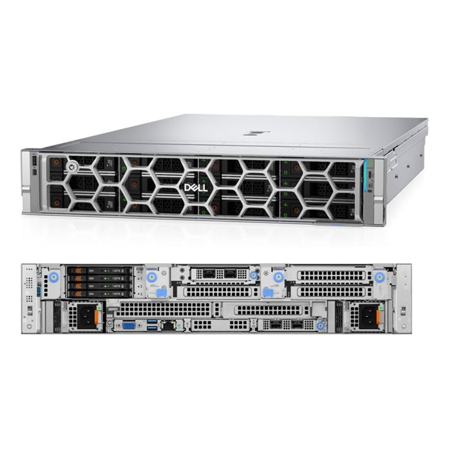 Servidor Dell R570/2U Xeon 6521P 6TH 4X32GB/480GB SSD H965I/3Y Psnbd