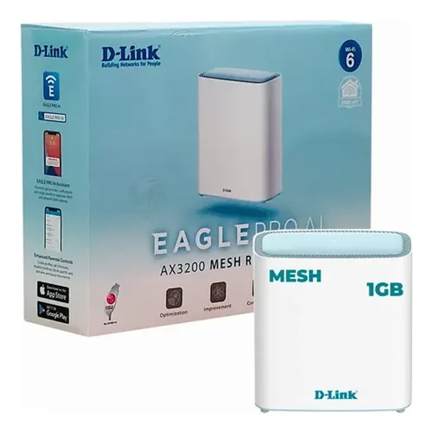 Router D-Link AX3200 Wi-Fi 6 AI Mesh Router 1-PACK