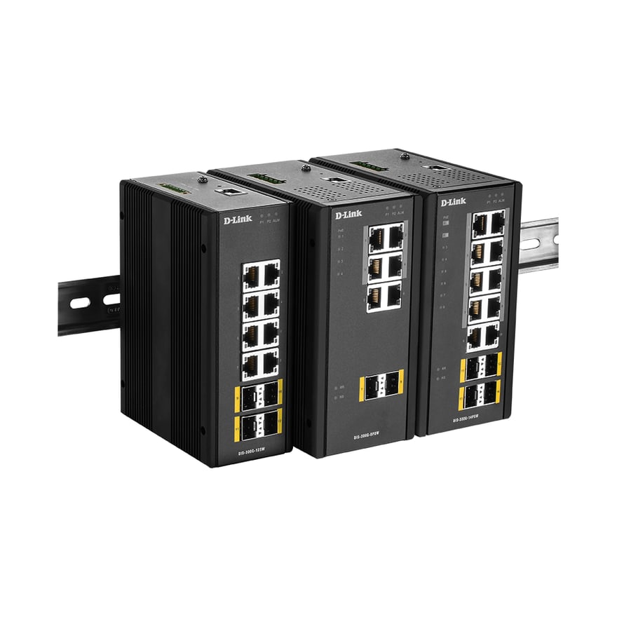 Switch D-Link Switch Industrial Gigabit Gestionable DIS-300G-12SW