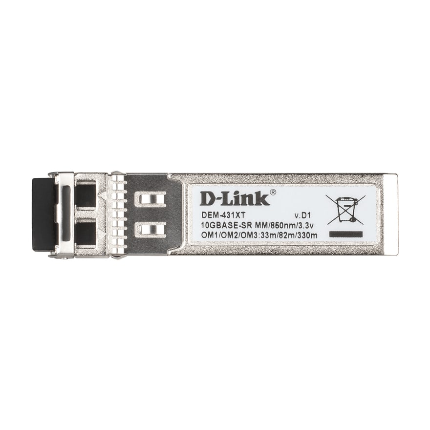 Transceptor de fibra D-Link DEM-431XT Multimodo SFP+ 10GBASE-SR