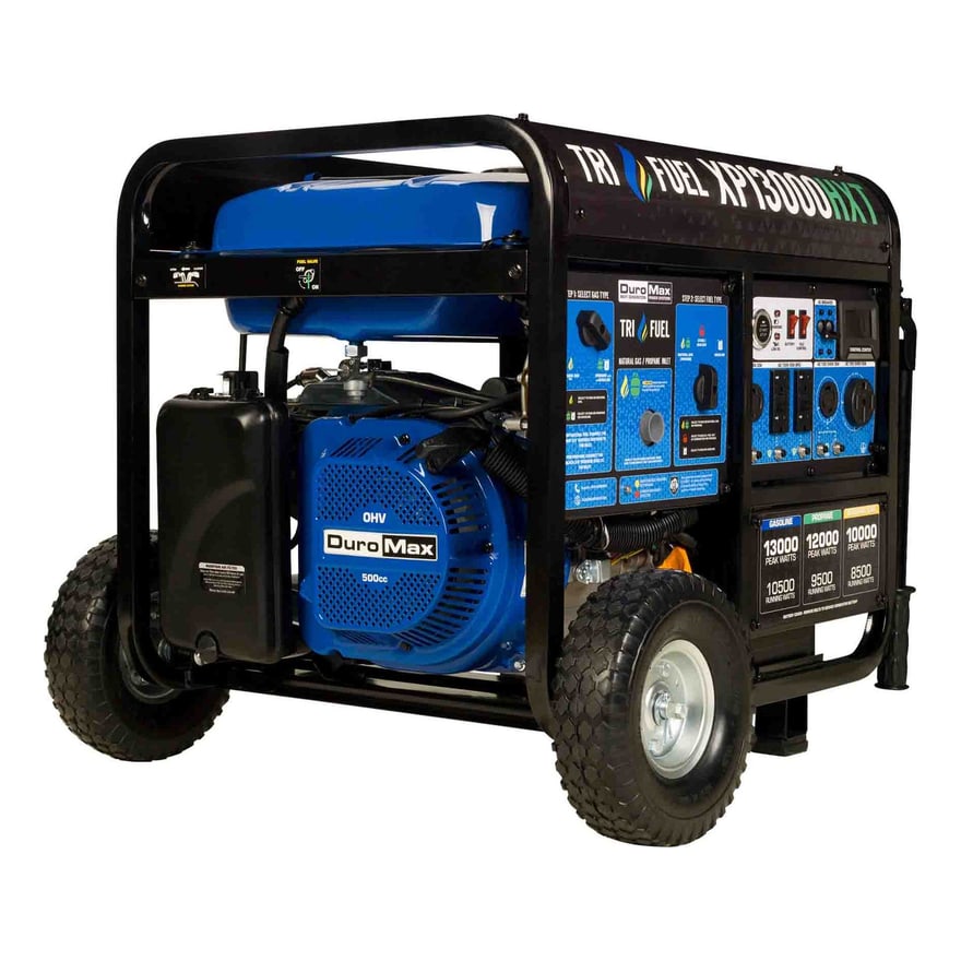 Generador Duromax Portátil XP13000HXT Tri-fuel 13000W Propano