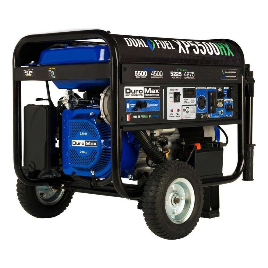 Generador Duromax XP5500HX Portátil Dual Fuel 5500W CO Alert 210CC (open Box)