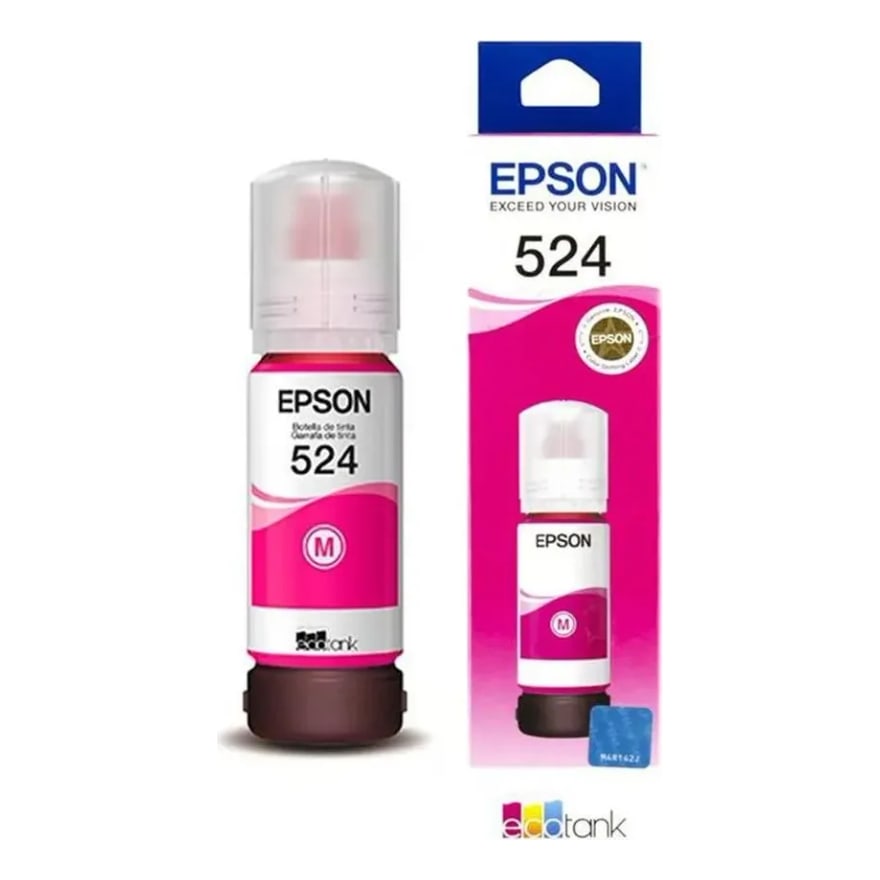 Botella de tinta Epson T524 Magenta L6580 L15150/L15160 6000 pág. T524320-AL