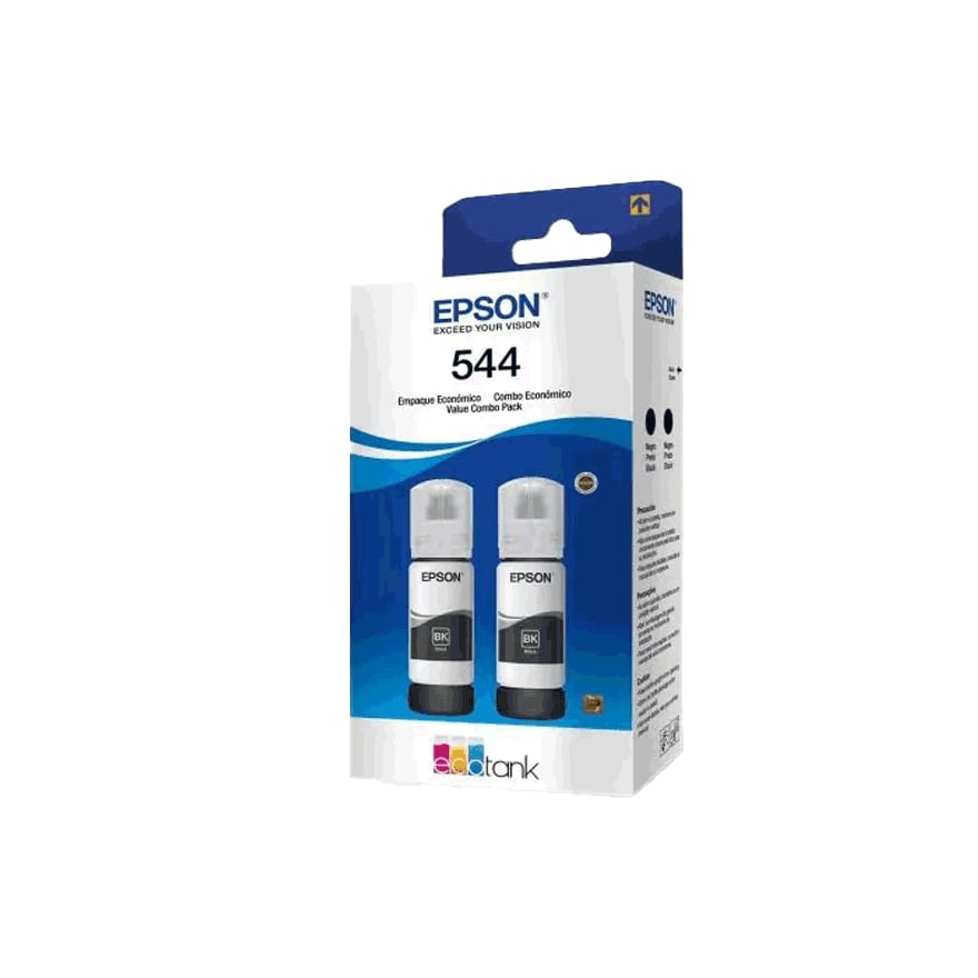Botellas de tinta Epson T544 Pack 4 Negro Cyan Magenta