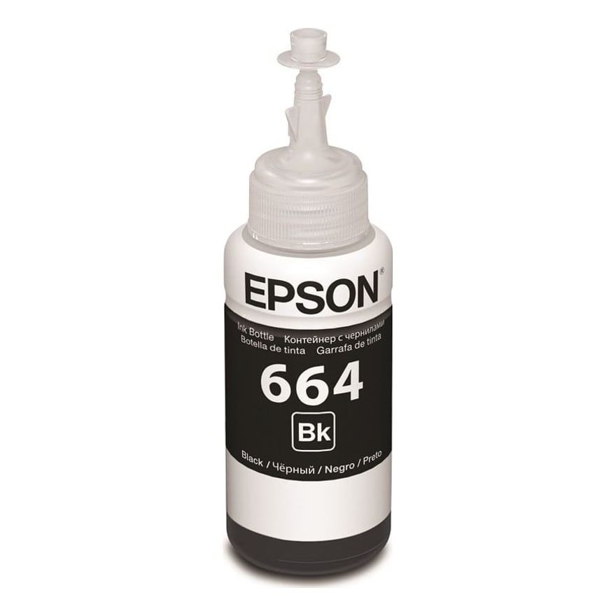 Botella de tinta Epson T664 Negro L110 L200 L210/L350/L35 4000 pág. T664120-AL