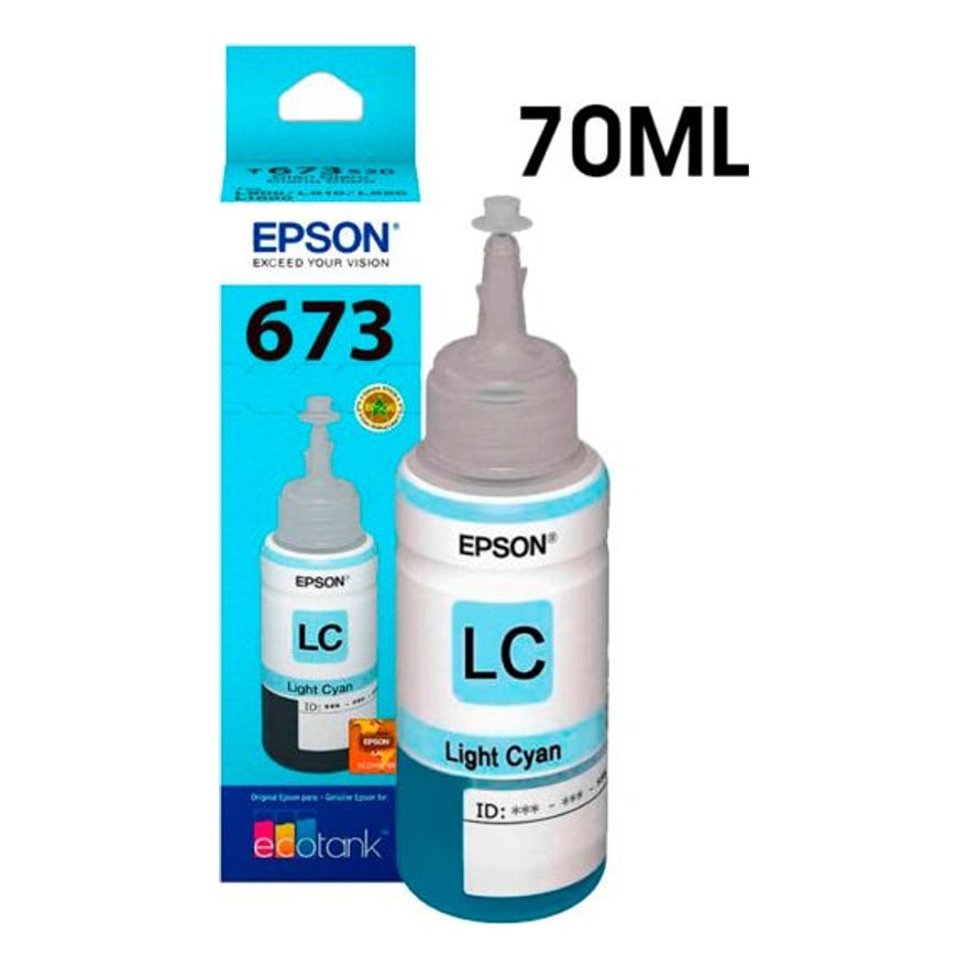 Botella de tinta Epson T673 Light Cyan L800 4000 pág. T673520-AL
