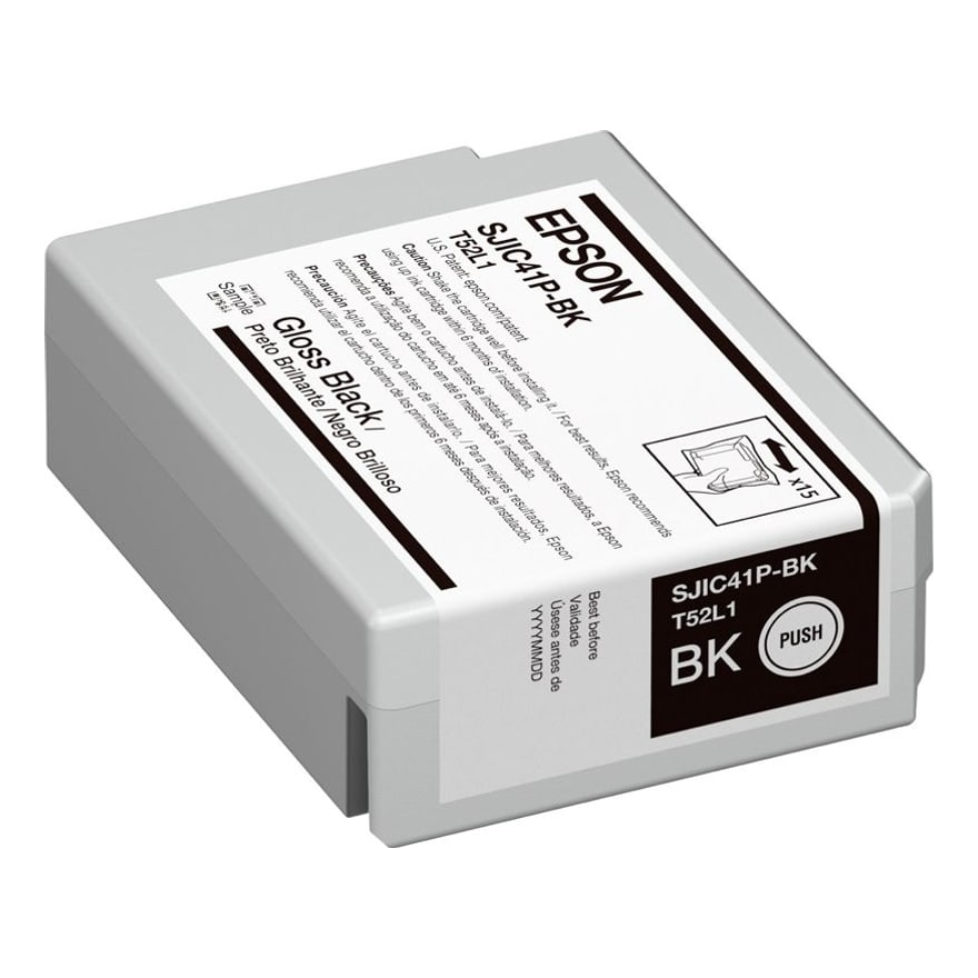 Tinta Epson SJIC41P Negro Glossy C4000 C13T52L120