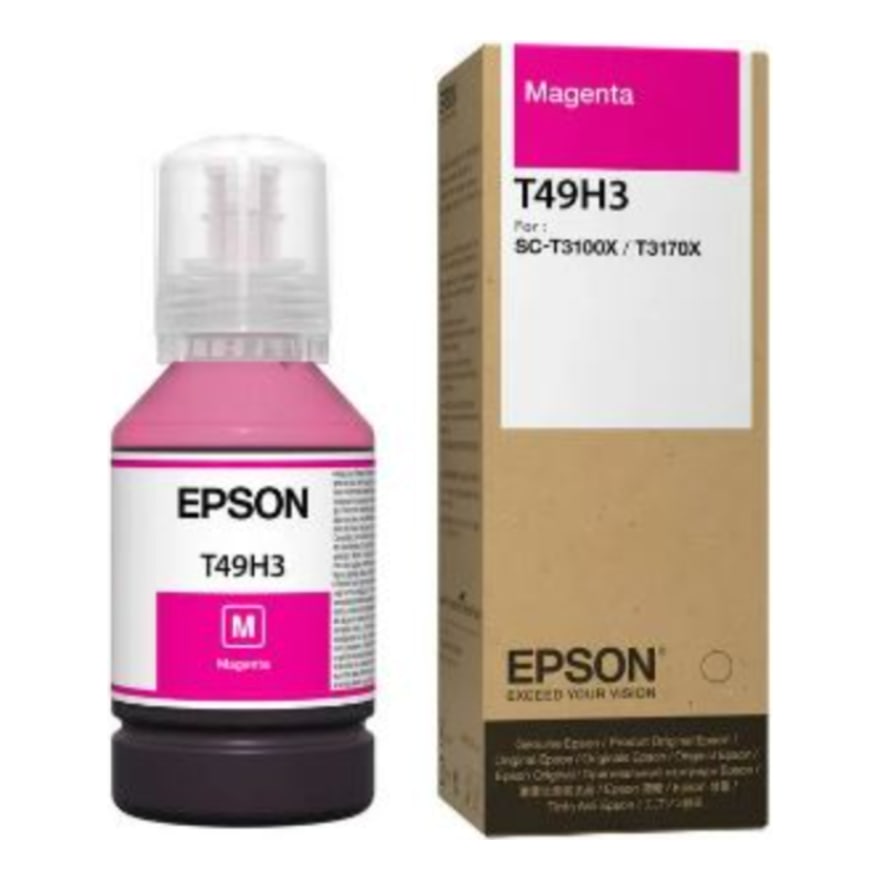 Botella de tinta Epson T49H3 Magenta Surecolor T3170X 140ml C13T49H300