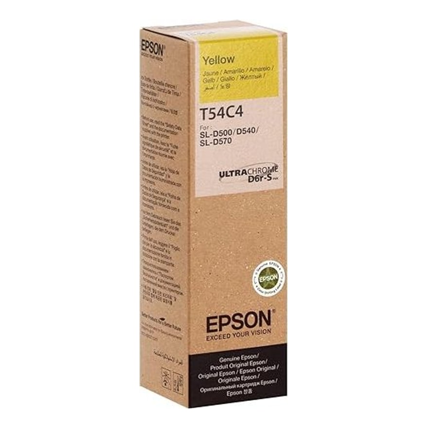 Tinta Epson T54C Amarillo Ultrachome D6R-S SL-D570 70ml T54C420