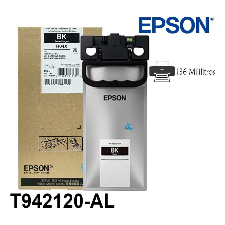 Tinta Epson R04X Negro WFC5710/5790 10000 pág. T942120-AL