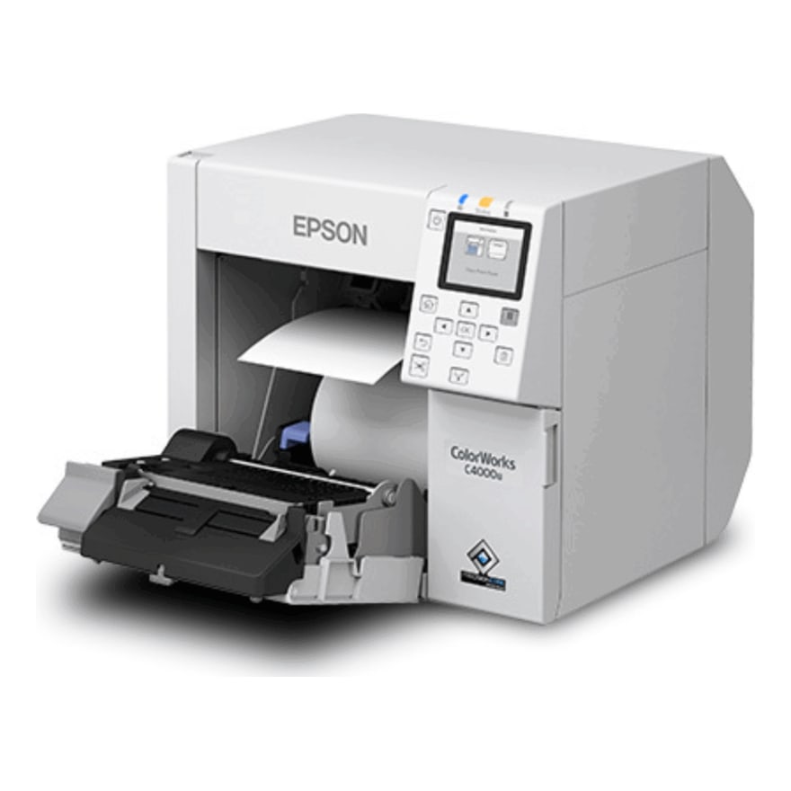 Impresora Epson Colorworks C4000 Inyeccion de Tintas a Color 4 pulg. Cortador Aut