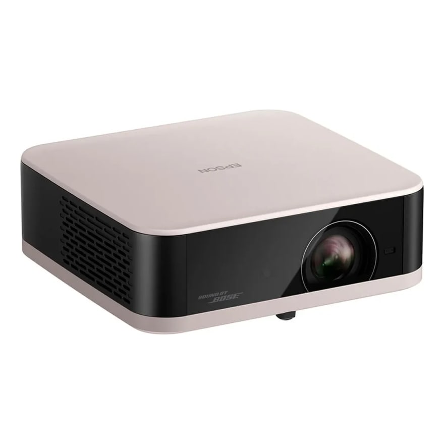 Proyector Epson Lifestudio Pop EF-61R FHD Beige Rosado 700 Lúmenes Android WiFi