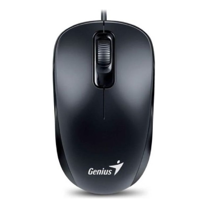 Mouse Genius USB DX-110 Negro 3 Botones 1000DPI