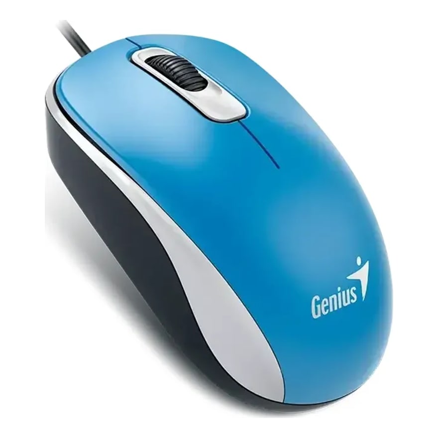 Mouse Genius USB DX-110 Azul 3 Botones 1000DPI