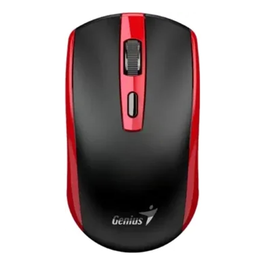 Mouse Genius ECO-8150 Wireless Rojo Bat. Recargable