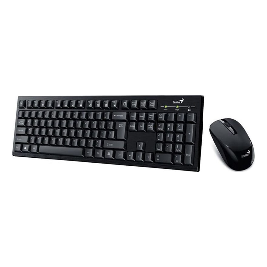 Combo Genius Teclado y Mouse KM-8101 Wireless Negro