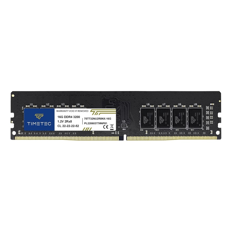 Memoria RAM Timetec DDR4 16GB 3200MHz 288PINES U-dimm CL22