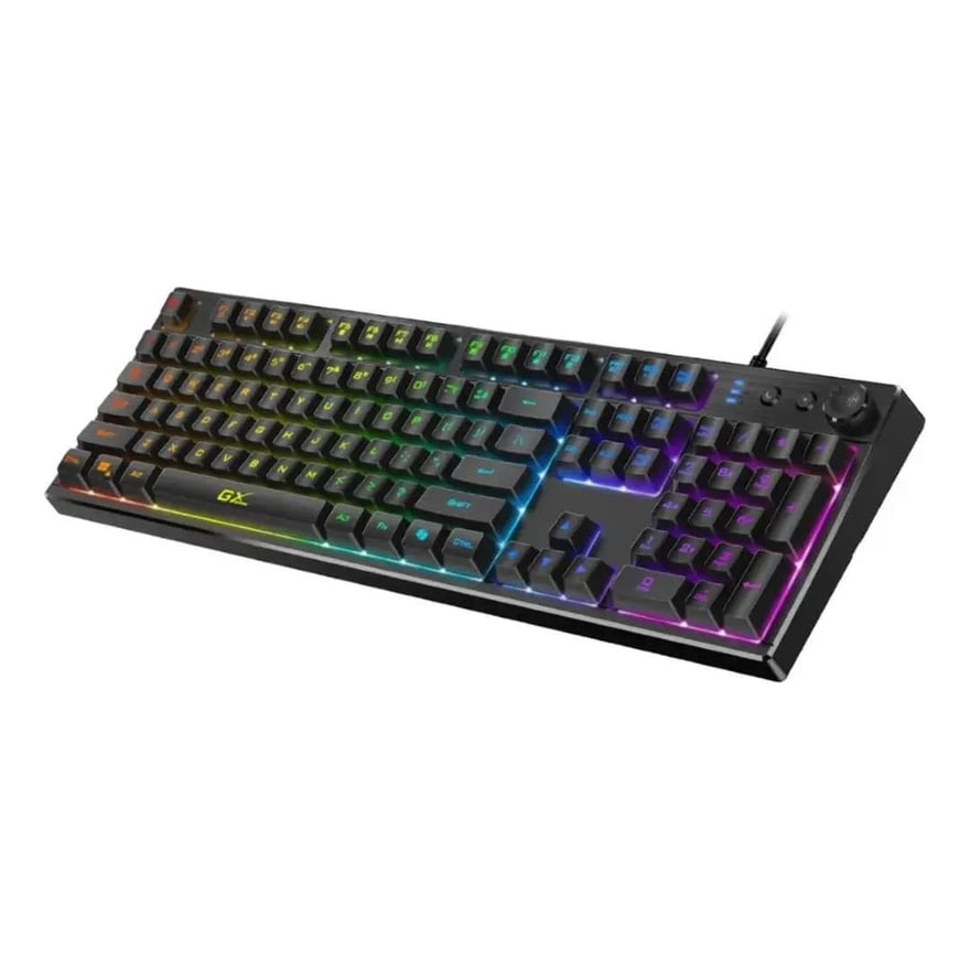 Teclado Genius Gaming K7 Negro USB Tecla Copilot RGB 10mm Pulsaciones