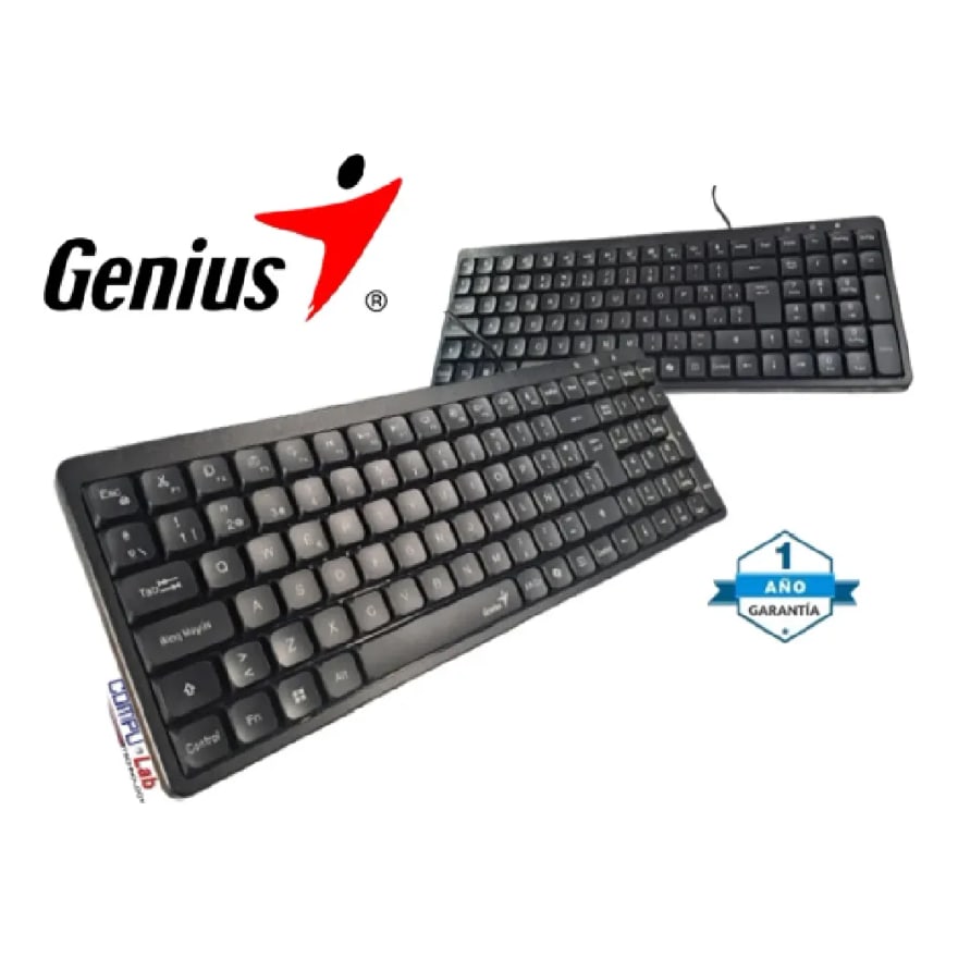 Teclado Genius Luxemate 120 Negro USB Compacto