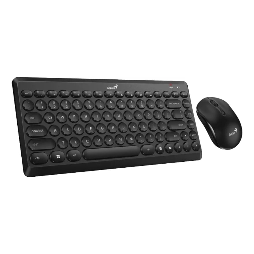 Teclado Genius Luxemate 109 Negro Compacto Tecla Copilot