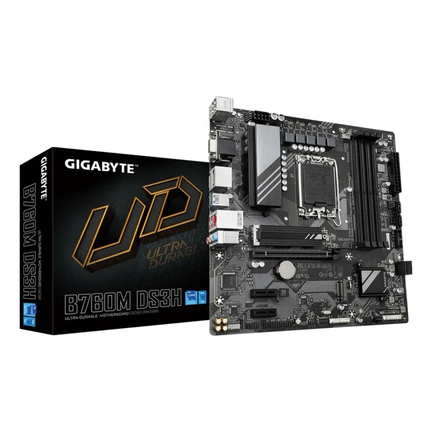 Mainboard Gigabyte B760M DS3H G10 LGA1700 12AVA y 13AVA Gen DDR5 Micro ATX
