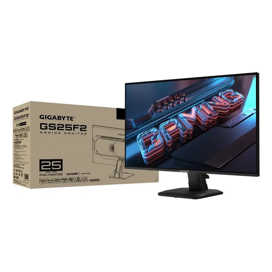 Monitor Gigabyte GS25F2 25PULG SS IPS Plano 1920X1080 FHD 200Hz 1MS HDMI Dport