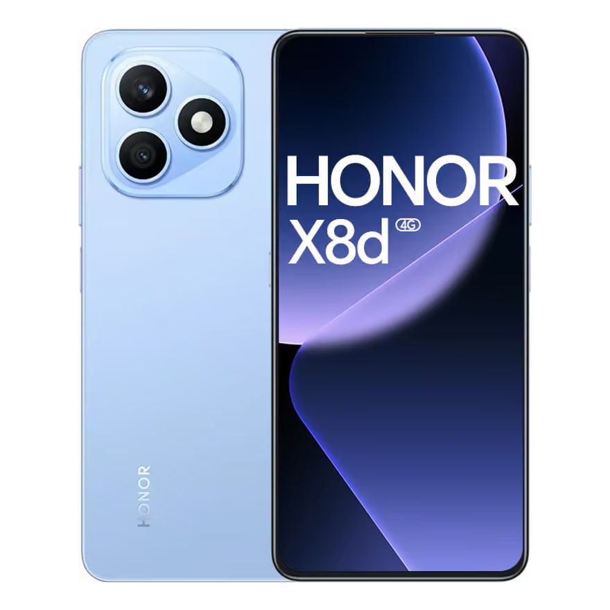 Celular Honor X8D 8GB RAM 256GB Alm 6.77 pulg. 108MP Principal 16MP Frontal Azul